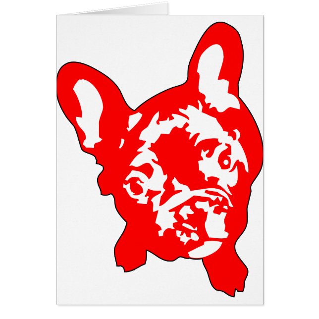 Franse Bulldog Kaarten (Voorkant)