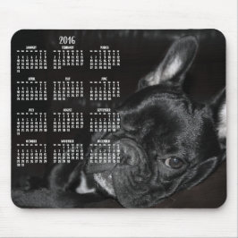 Franse Bulldog Kalendar 2016 Muismat