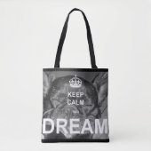Franse Bulldog Keep Calm Tote Bag (Voorkant)