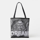 Franse Bulldog Keep Calm Tote Bag (Achterkant)