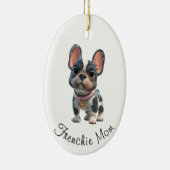Franse Bulldog Keramisch Ornament (Rechts)