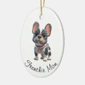 Franse Bulldog Keramisch Ornament (Links)
