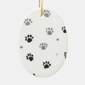 Franse Bulldog Keramisch Ornament (Achterkant)