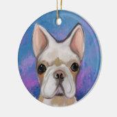 FRANSE BULLDOG       KERAMISCH ORNAMENT (Links)