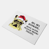 Franse Bulldog Kerst Cartoon Door Mat (Schuin)