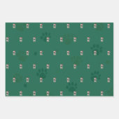 Franse Bulldog Kerst Inpakpapier Vel (Voorkant 3)