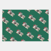 Franse Bulldog Kerst Inpakpapier Vel (Voorkant 2)