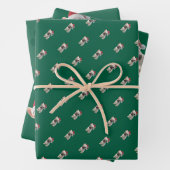 Franse Bulldog Kerst Inpakpapier Vel (In situ)