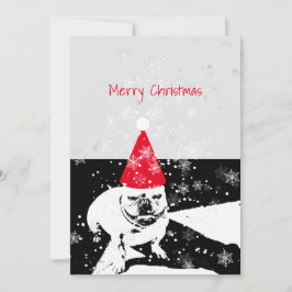 Franse bulldog kerst Kaart