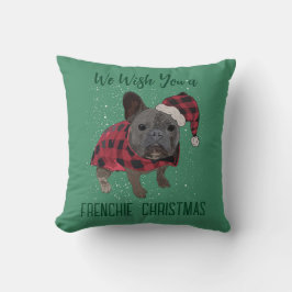 Franse Bulldog Kerst Mopshond Kussen