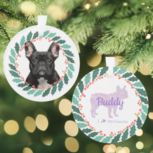 Franse Bulldog Kerst Ornament – Op Maat Gemaakt Ca