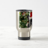 Franse Bulldog Kerstboom Ornamenten Sneeuwman Reisbeker (Center)