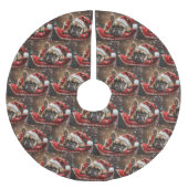Franse Bulldog Kerstfeest Kerstboom Rok (Voorkant)