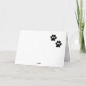 Franse Bulldog kerstkaart Feestdagen Kaart (Achterkant)