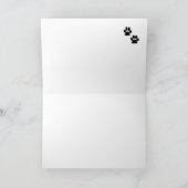 Franse Bulldog kerstkaart Feestdagen Kaart (Binnen)