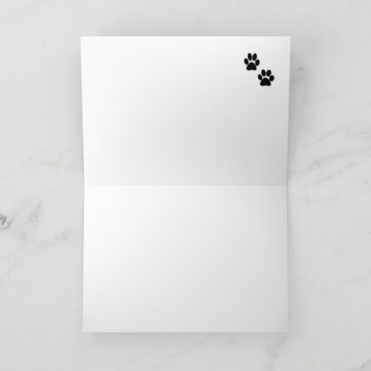 Franse Bulldog kerstkaart Feestdagen Kaart (Binnen)