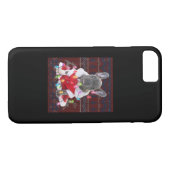 Franse Bulldog kerstlampjes met lelijke Sweater Do Case-Mate iPhone Case (Achterkant (Horizontaal))