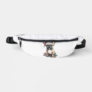 Franse Bulldog Kerstlichtjes Kersthonden Cadeaus M Heuptasje