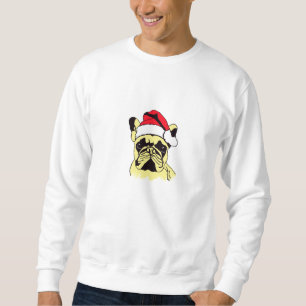 Franse Bulldog Kerstmis Cartoon Trui