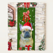 Franse Bulldog Kerstmis   Planner (Achterkant)