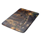 Franse Bulldog kerstvakantie Badmat (Gekanteld)