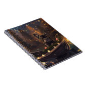 Franse Bulldog kerstvakantie Notitieboek (Rechterzijde)