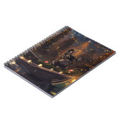 Franse Bulldog kerstvakantie Notitieboek (Linkerzijde)