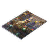 Franse Bulldog kerstvakantie Notitieboek (Linkerzijde)