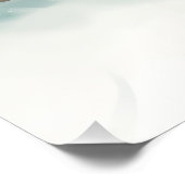 Franse Bulldog Kerstwinter sneeuw Perfect Poster (Hoek)