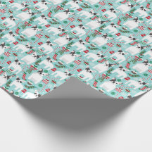 Franse Bulldog kerstwrap