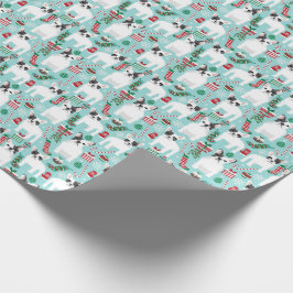 Franse Bulldog kerstwrap Cadeaupapier
