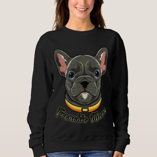 Franse Bulldog Kinderen Frenchie Mama Trui (Voorkant)