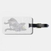 Franse Bulldog King Bagagelabel (Achterkant horizontaal)