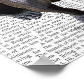 Franse Bulldog King Poster (Hoek)