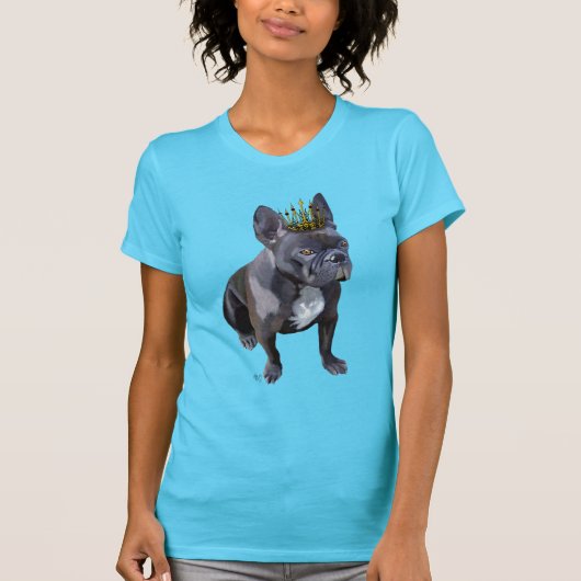 Franse Bulldog King T-shirt (Voorkant)