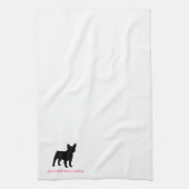 Franse Bulldog Kitchen Towel 16 x 24 inch Theedoek (Verticaal)