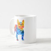 Franse Bulldog Koffiemok (Voorkant links)