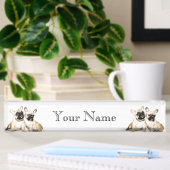 Franse Bulldog kunst Naambordje