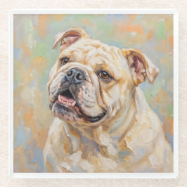 Franse Bulldog Kunst Onderzetter