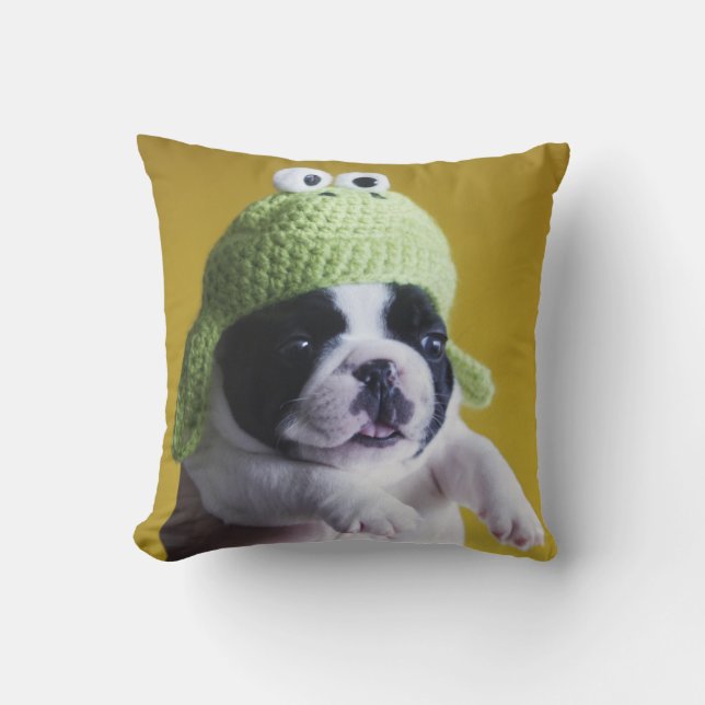 Franse Bulldog Kussen (Voorkant)