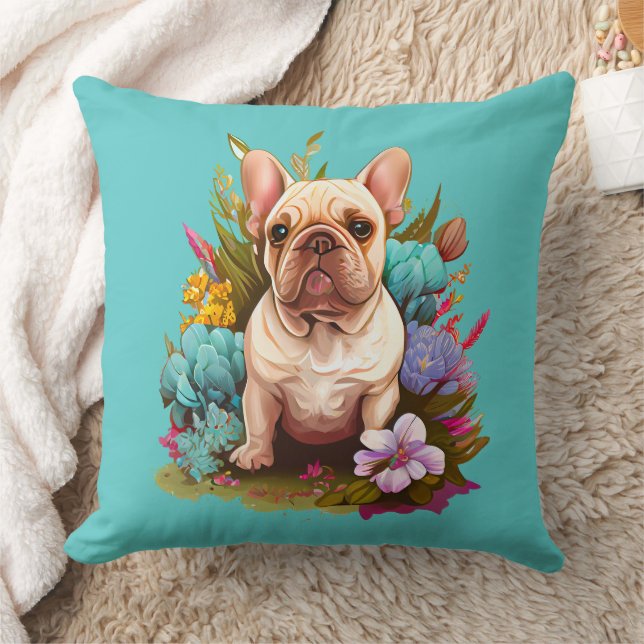 Franse Bulldog Kussen (Deken)