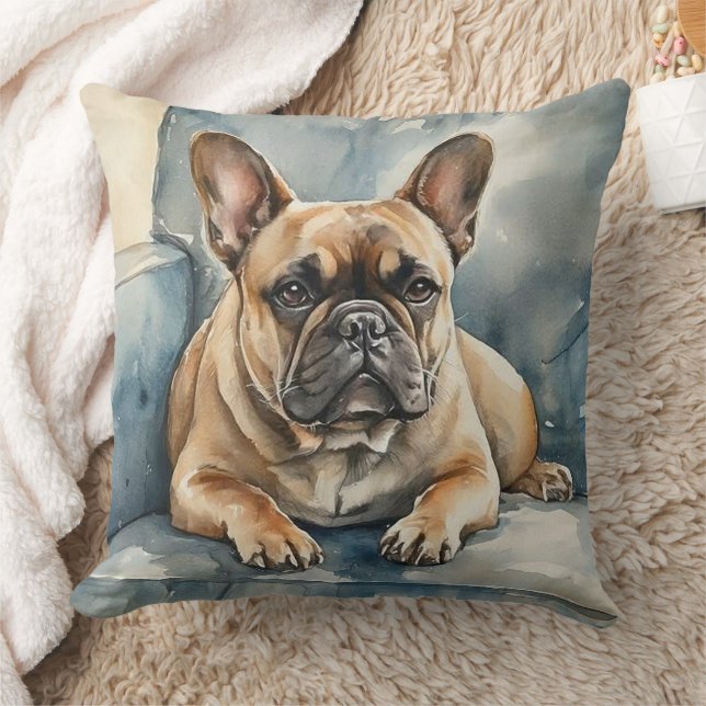 Franse Bulldog Kussen (Deken)