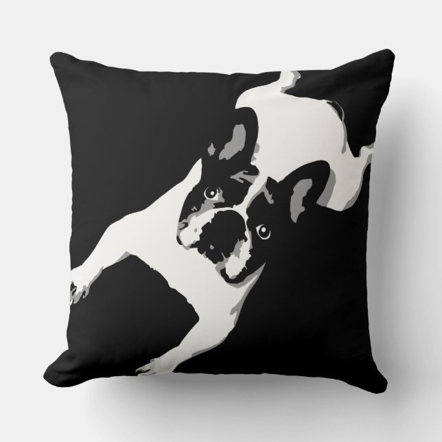 Franse Bulldog Kussen (Voorkant)