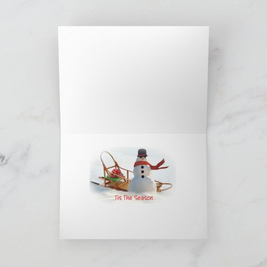 Franse Bulldog Laat het Sneeuwen Kaarten (Binnen)