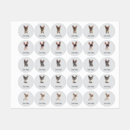 Franse Bulldog Labels