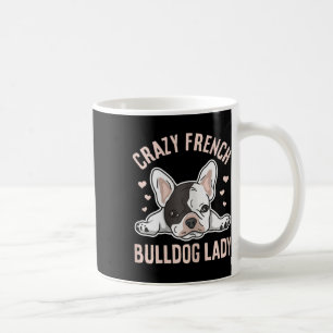 Franse Bulldog Lady ontwerp voor uw franchise vrou Koffiemok