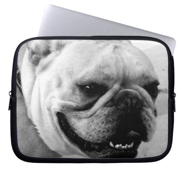 Franse Bulldog Laptop Sleeve (Voorkant)