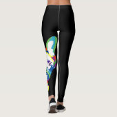 Franse Bulldog Leggings (Achterkant)