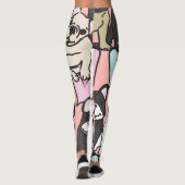 Franse Bulldog leggings (Achterkant)