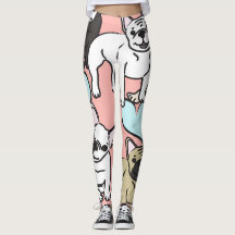 Franse Bulldog leggings